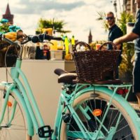 Smoothie Fahrrad mieten Smoothie Fahrrad, Retro Design