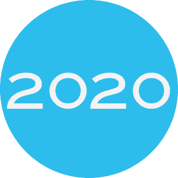 2020 blue circle